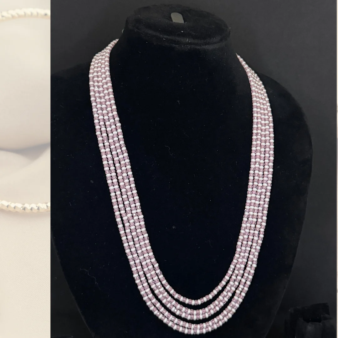 Blush Mist Layered Necklace - View 3
