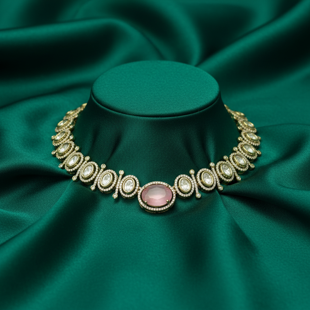 Rosé Splendor Antique Choker