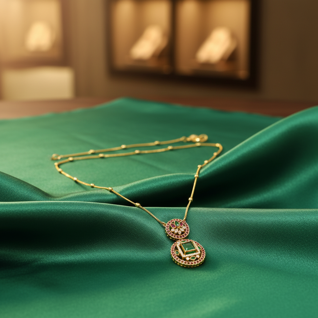 The Verdant Heritage Emerald Medallion - View 2