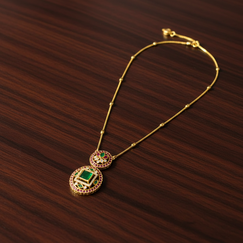 The Verdant Heritage Emerald Medallion - View 3
