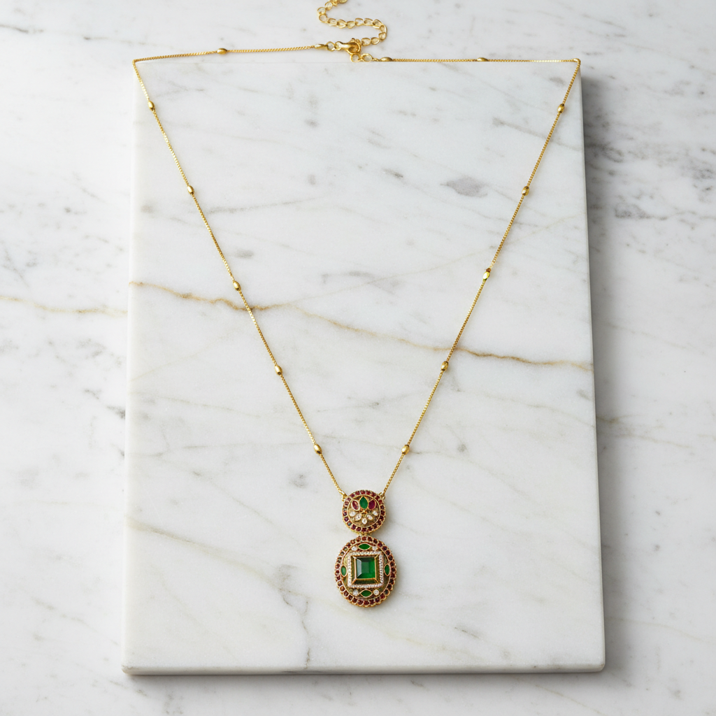 The Verdant Heritage Emerald Medallion