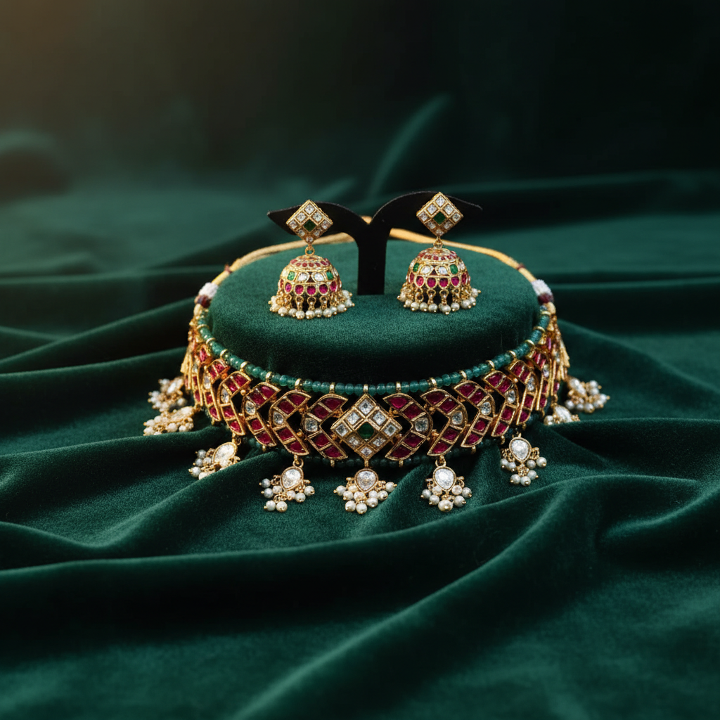 Regal Heritage Kundan Choker Set
