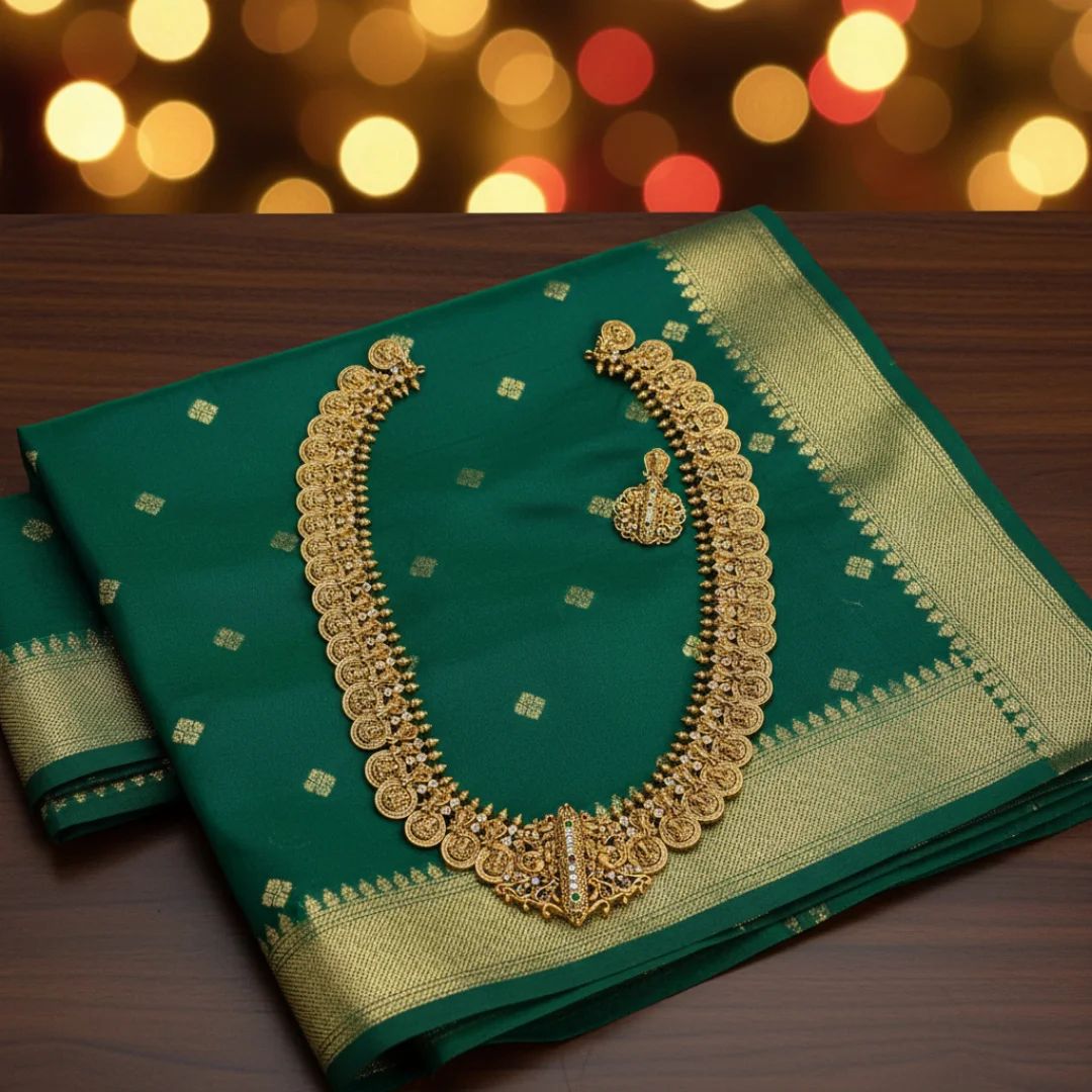Heritage Bloom Matte Necklace - View 3