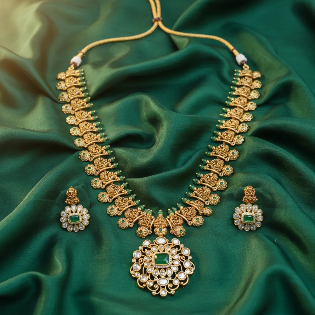 Elegant Kundan Heritage Necklace