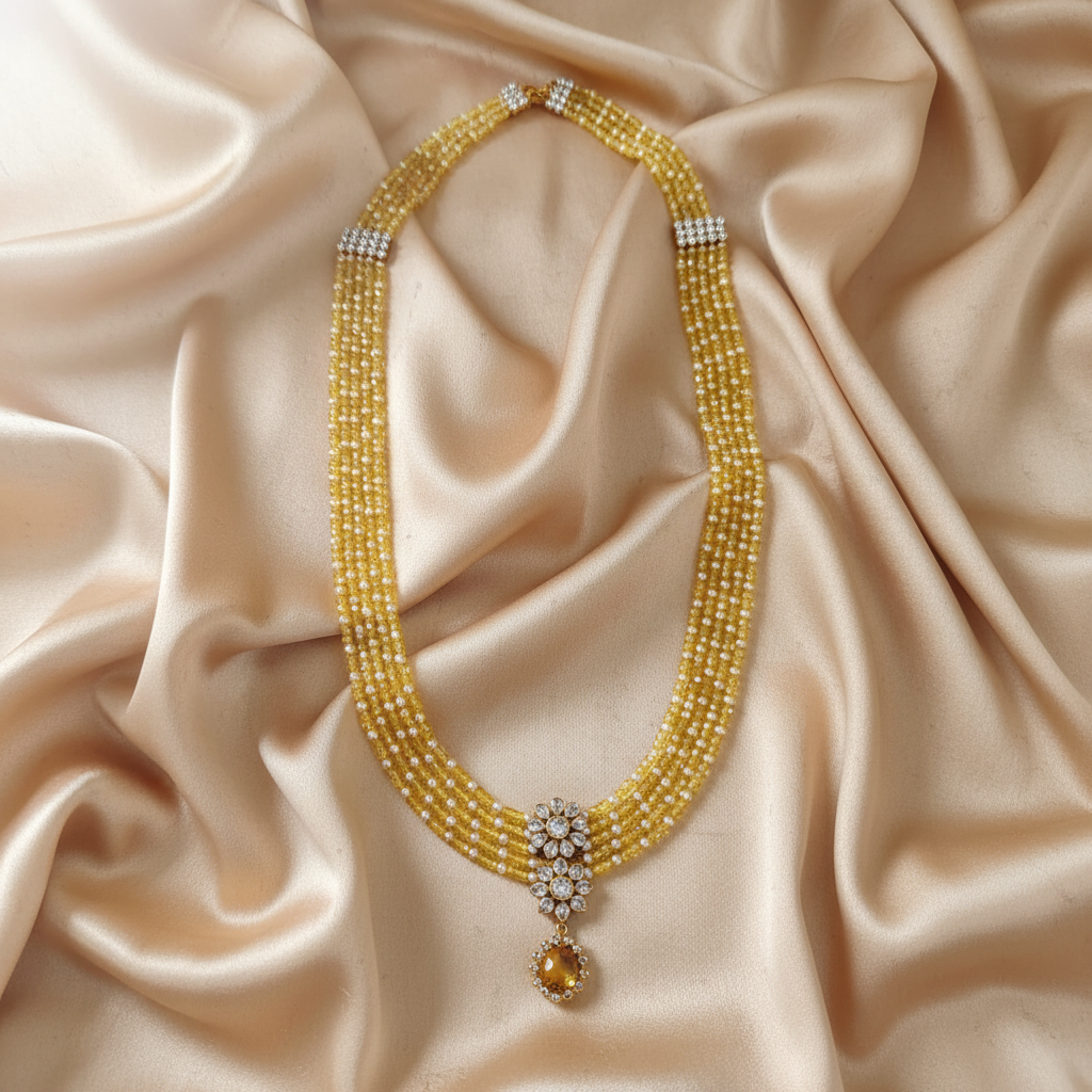 Aurelia Beaded Solstice Necklace