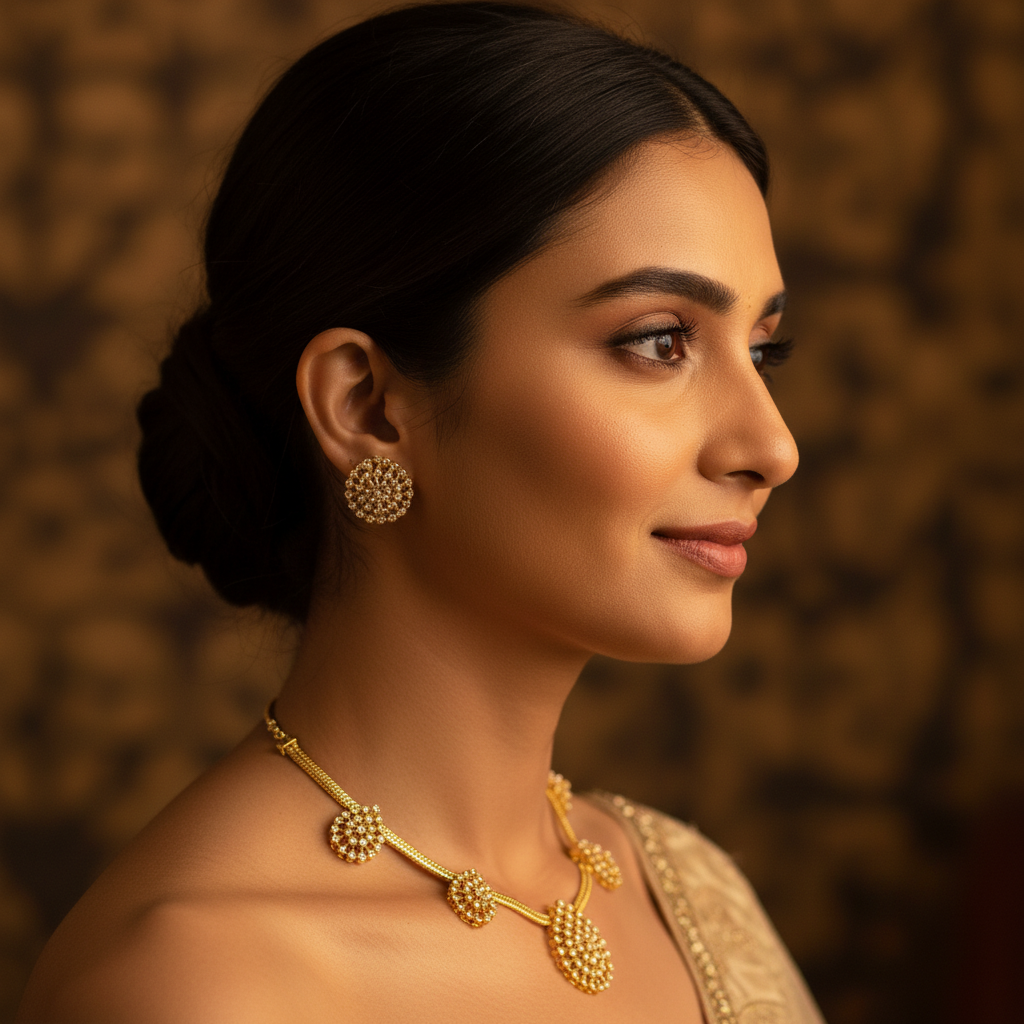 The Celestial Filigree Neckset - View 3