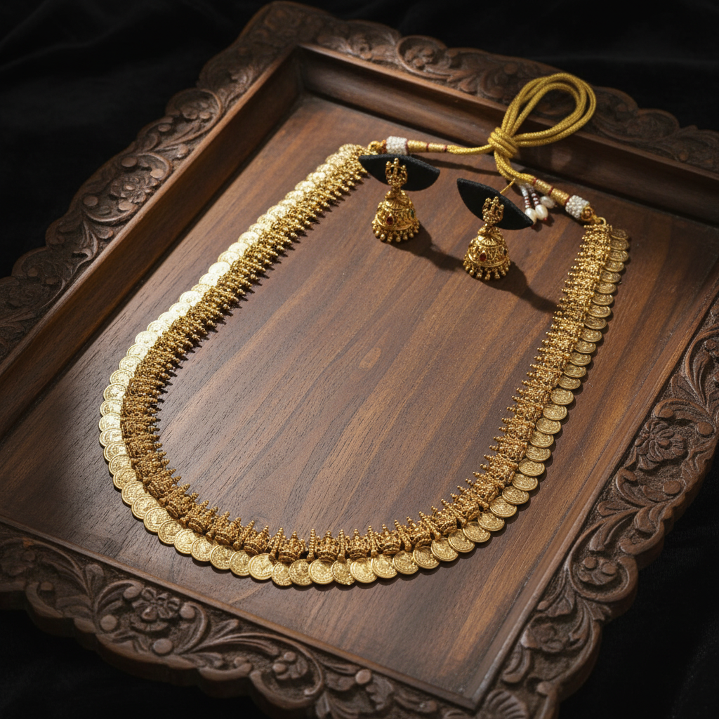 Heritage Temple Coin Haaram Set - View 2