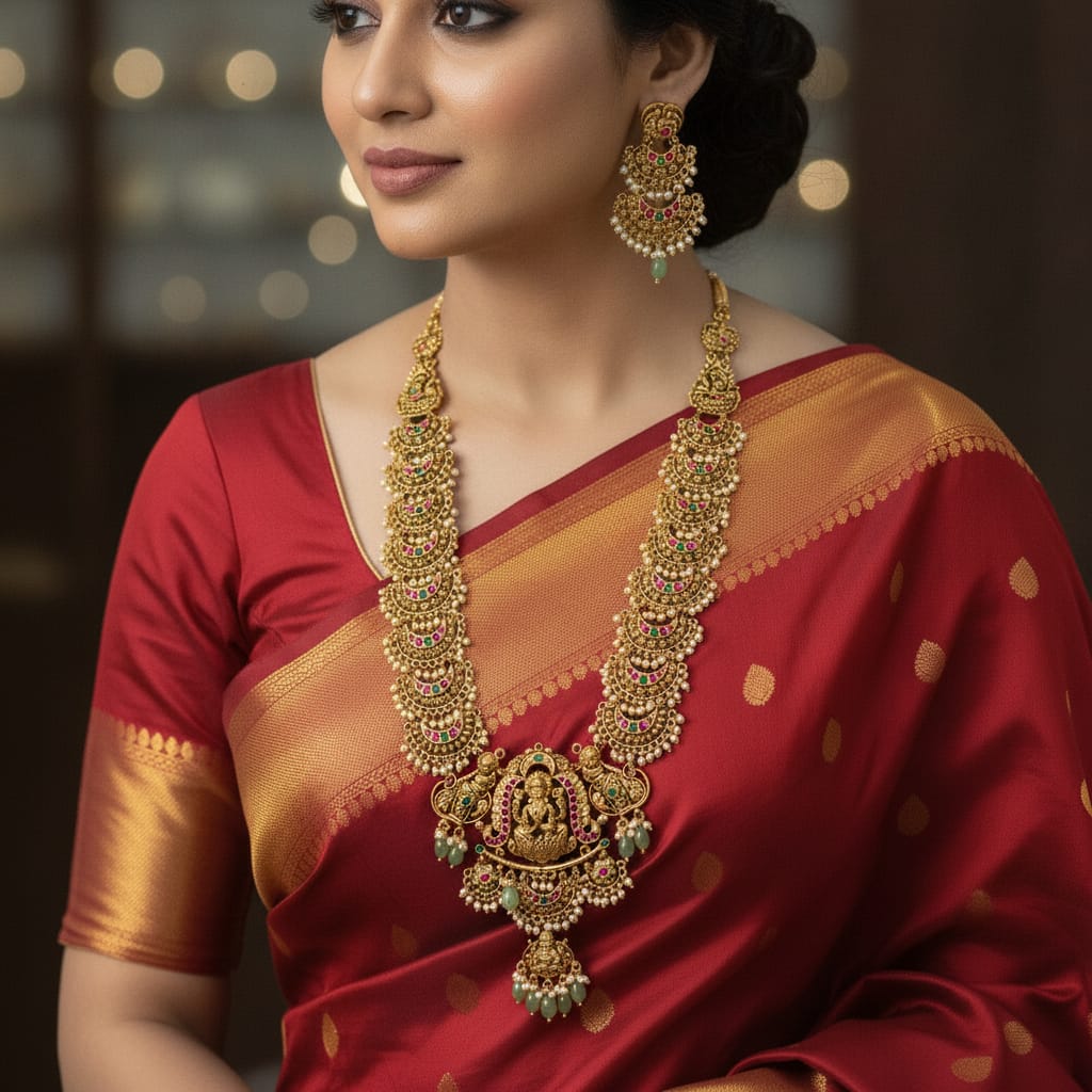 Temple Heritage Laxmi Haram Set